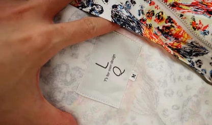 Yohji Yamamoto Floral Zip Jacket