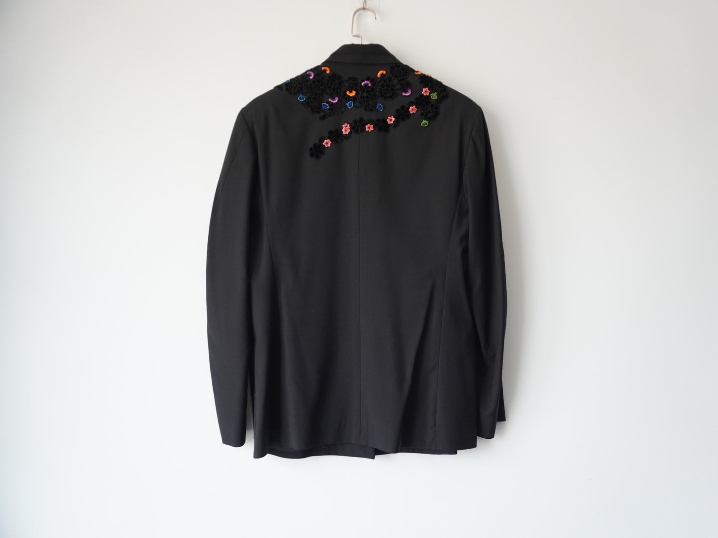 handmade floral velvet embroidered jacket