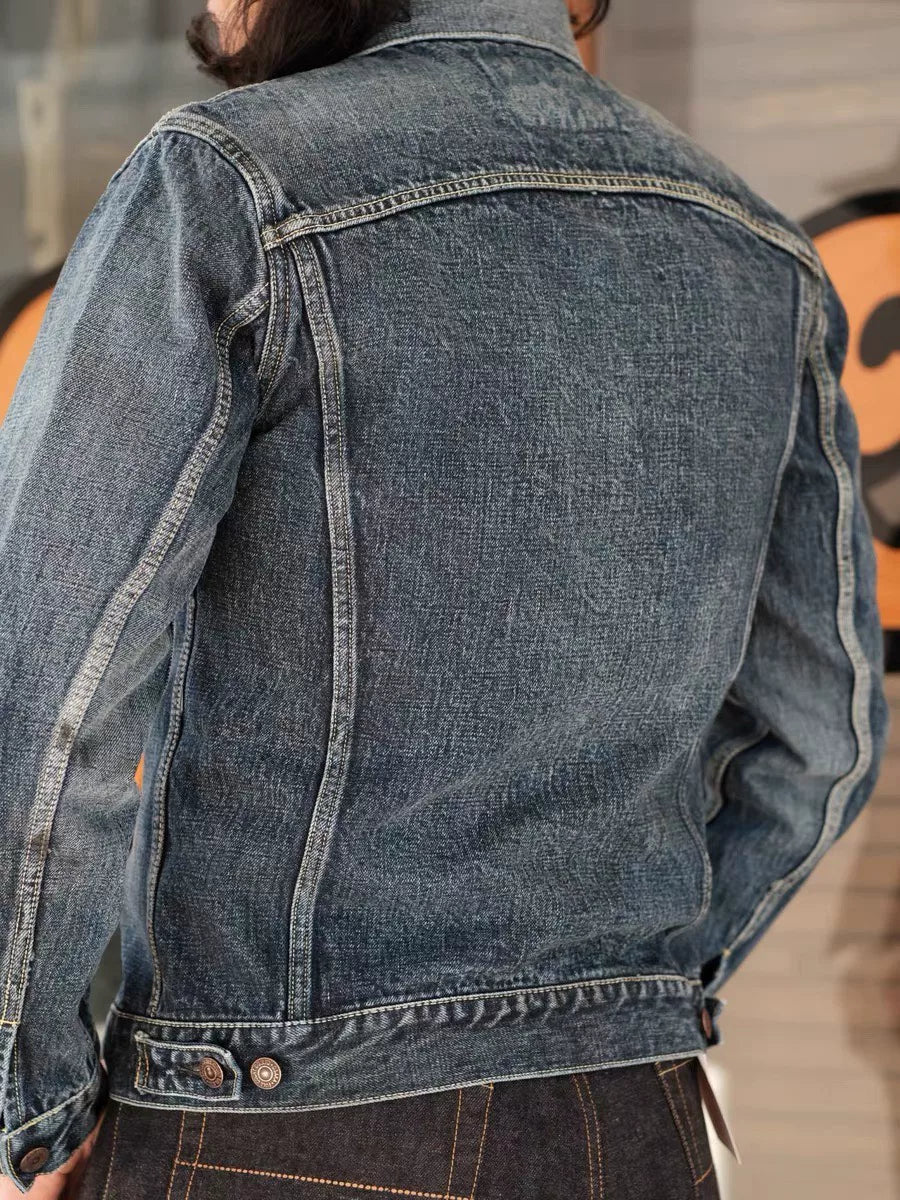 FULLCOUNT 3rd Gen 15.5oz Distressed Denim Jacket