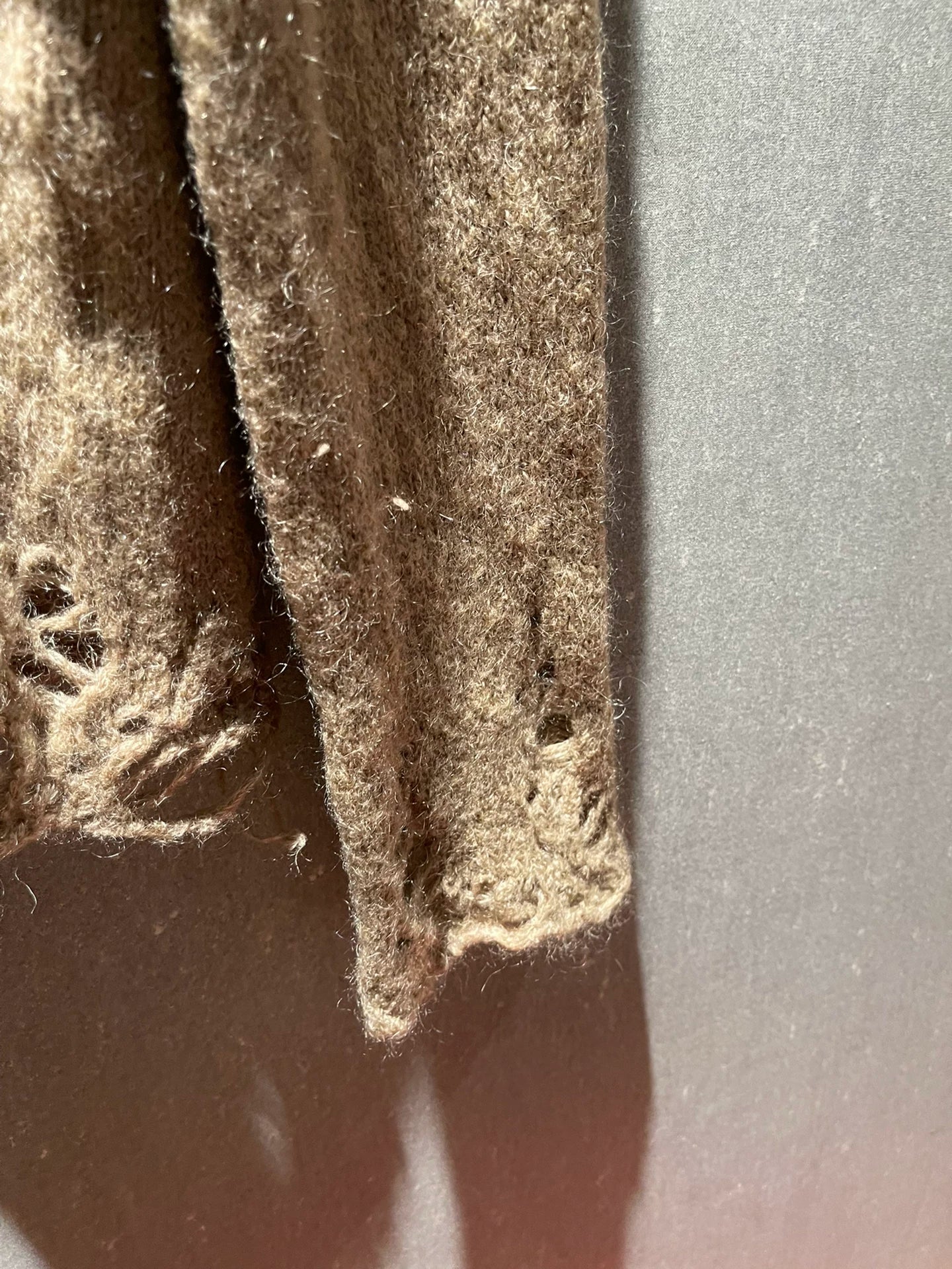 grunge v-neck sweater by number nine