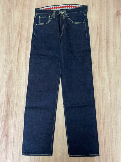 originalfake red tag white denim pants