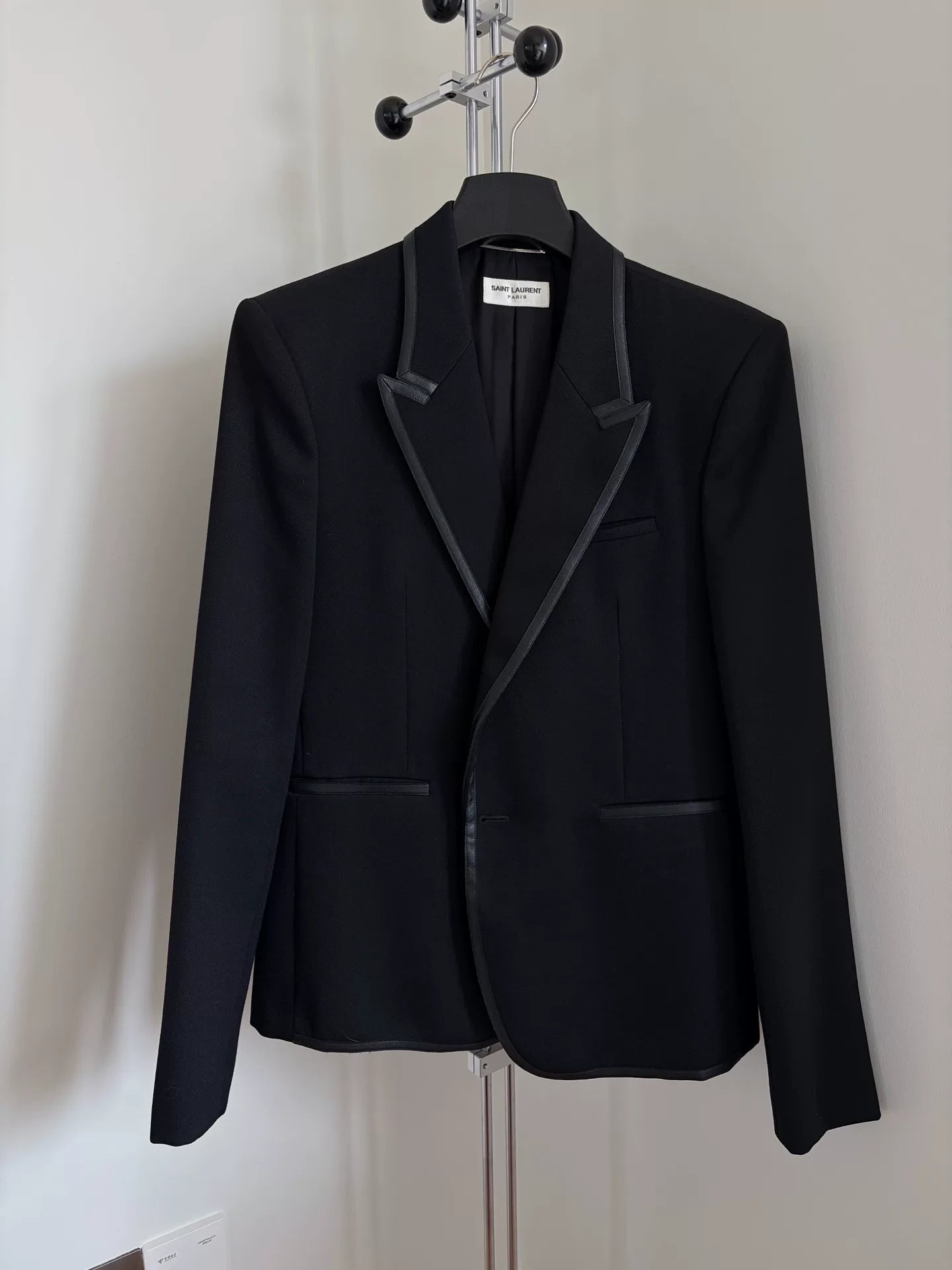 Saint Laurent Black Trimmed Blazer