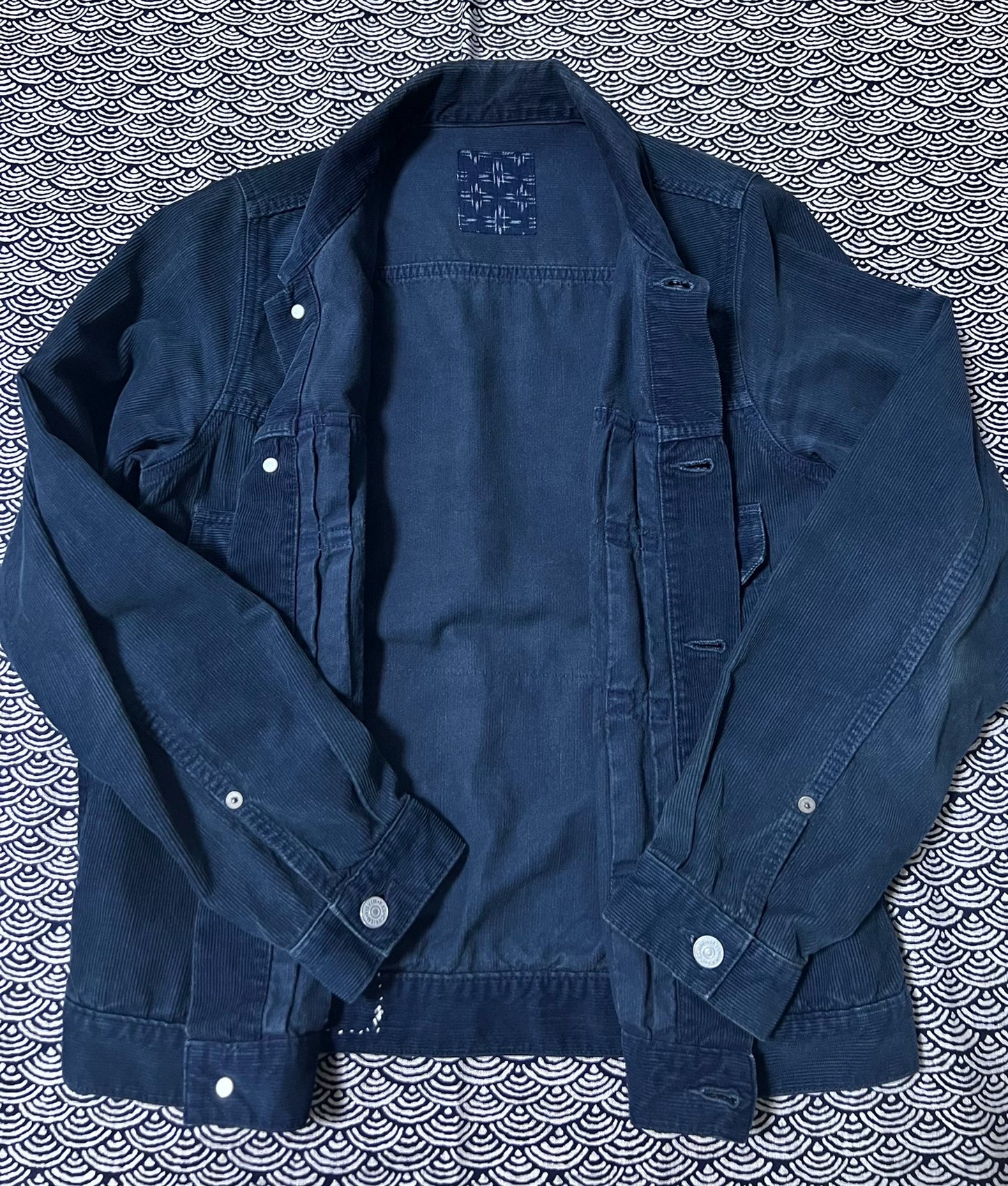 Visvim Corduroy Blue Bandana Jacket