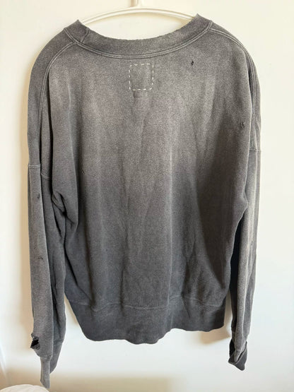 Visvim Distressed Gray Crewneck Sweatshirt