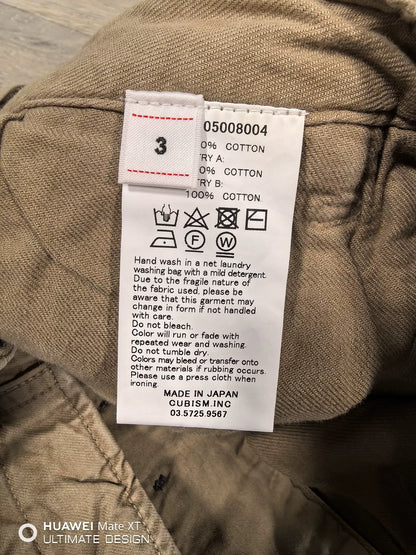 visvim chino pants with hand-painted details