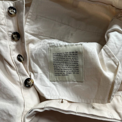OLD JOE Cotton Linen Beige Pants