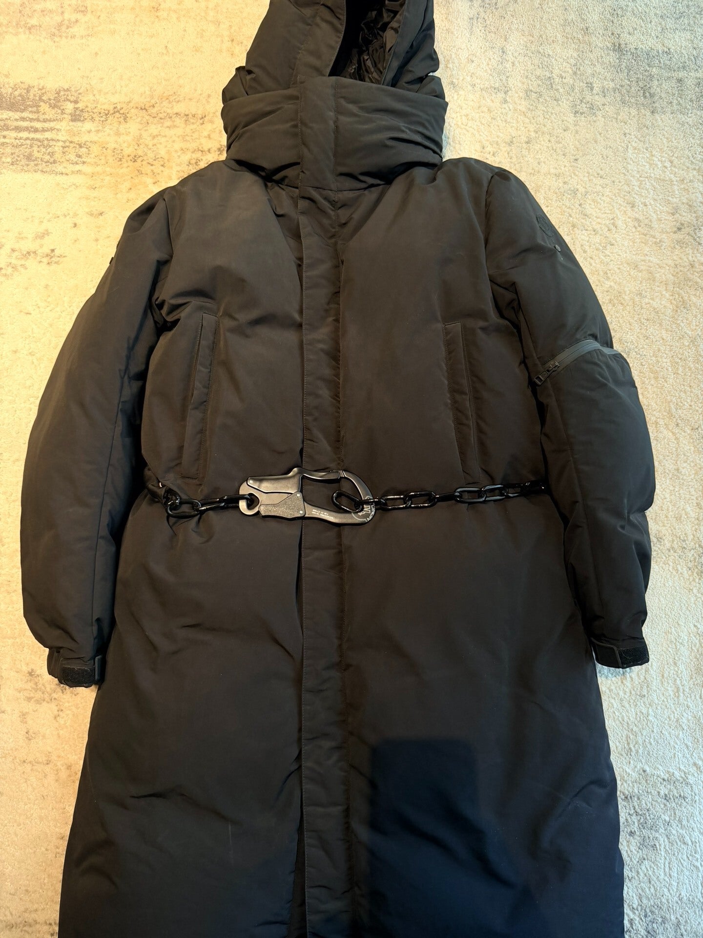 moncler x alyx long puffer coat