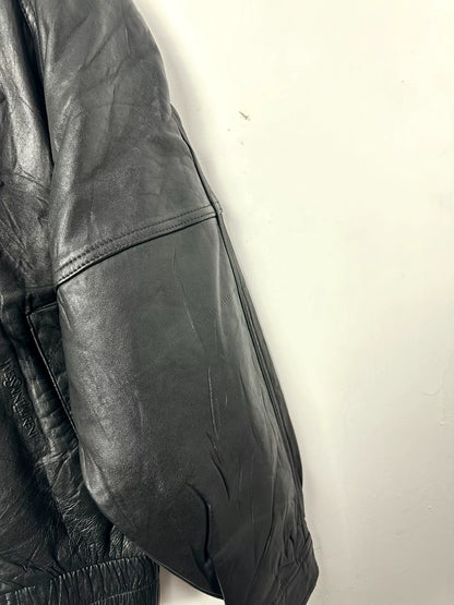 Vintage 90s Yves Saint Laurent Leather Jacket