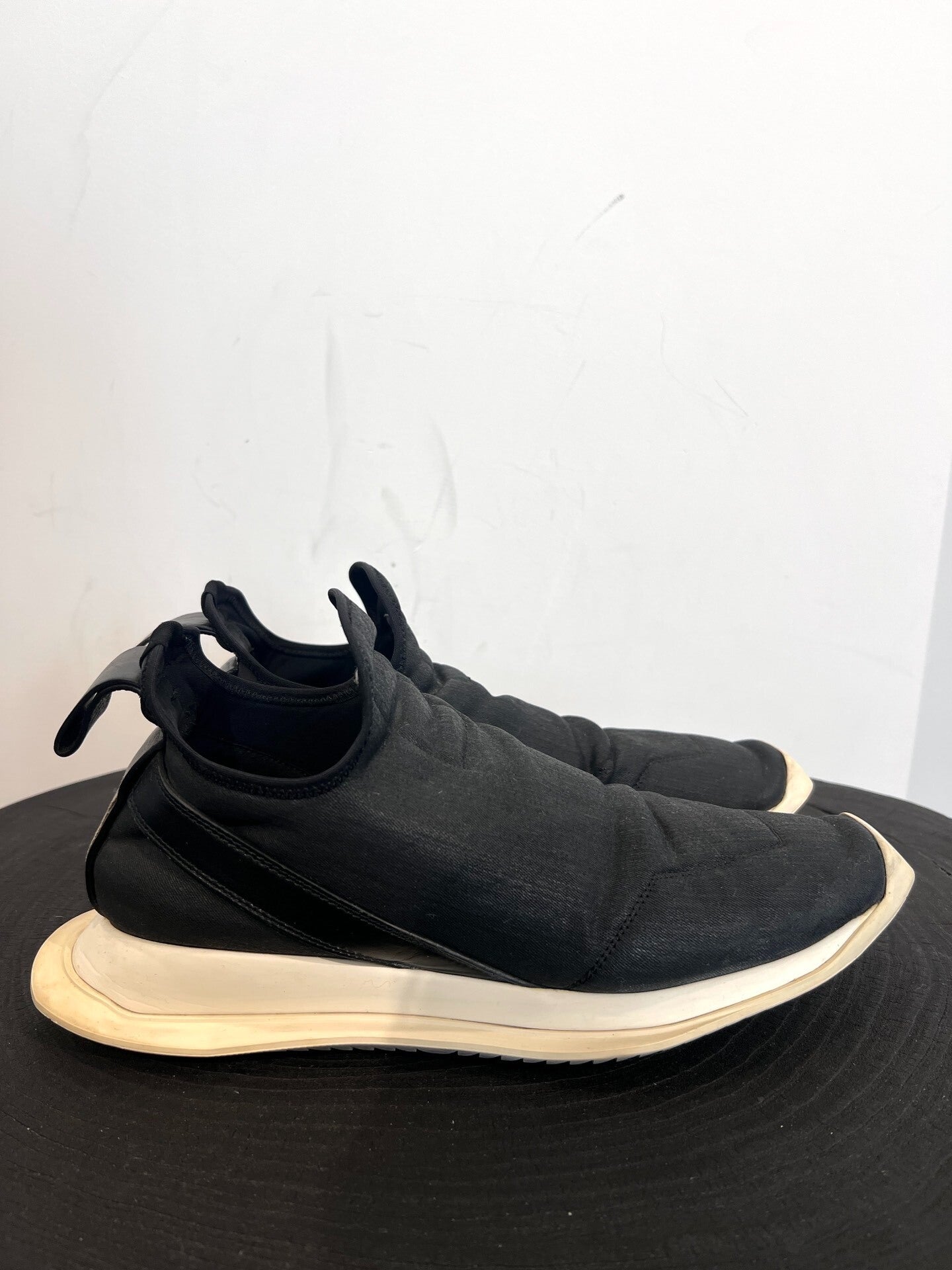 Rick Owens Drkshdw Wax-Coated Tank Sneakers