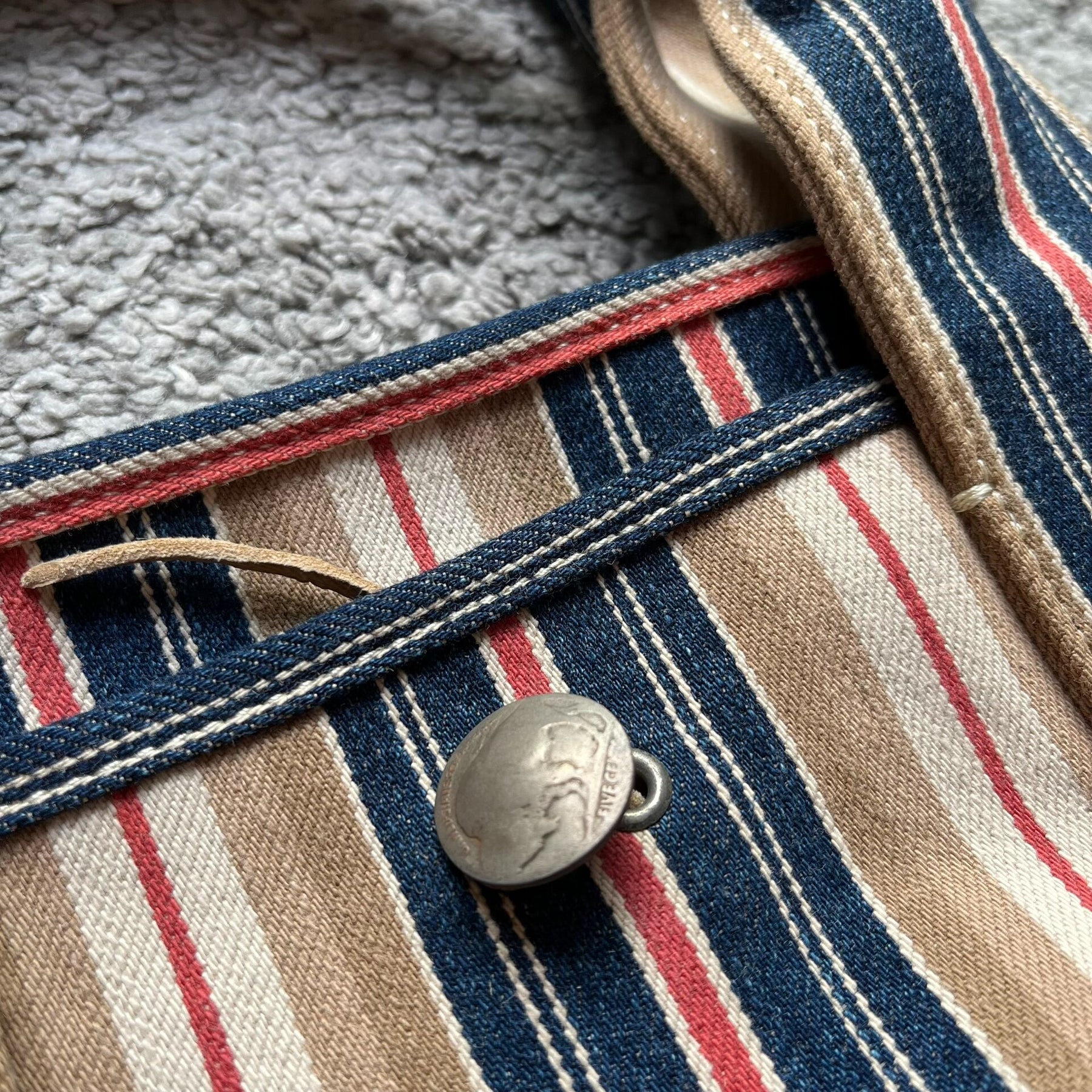Visvim Teton Tote Oka XL Blue