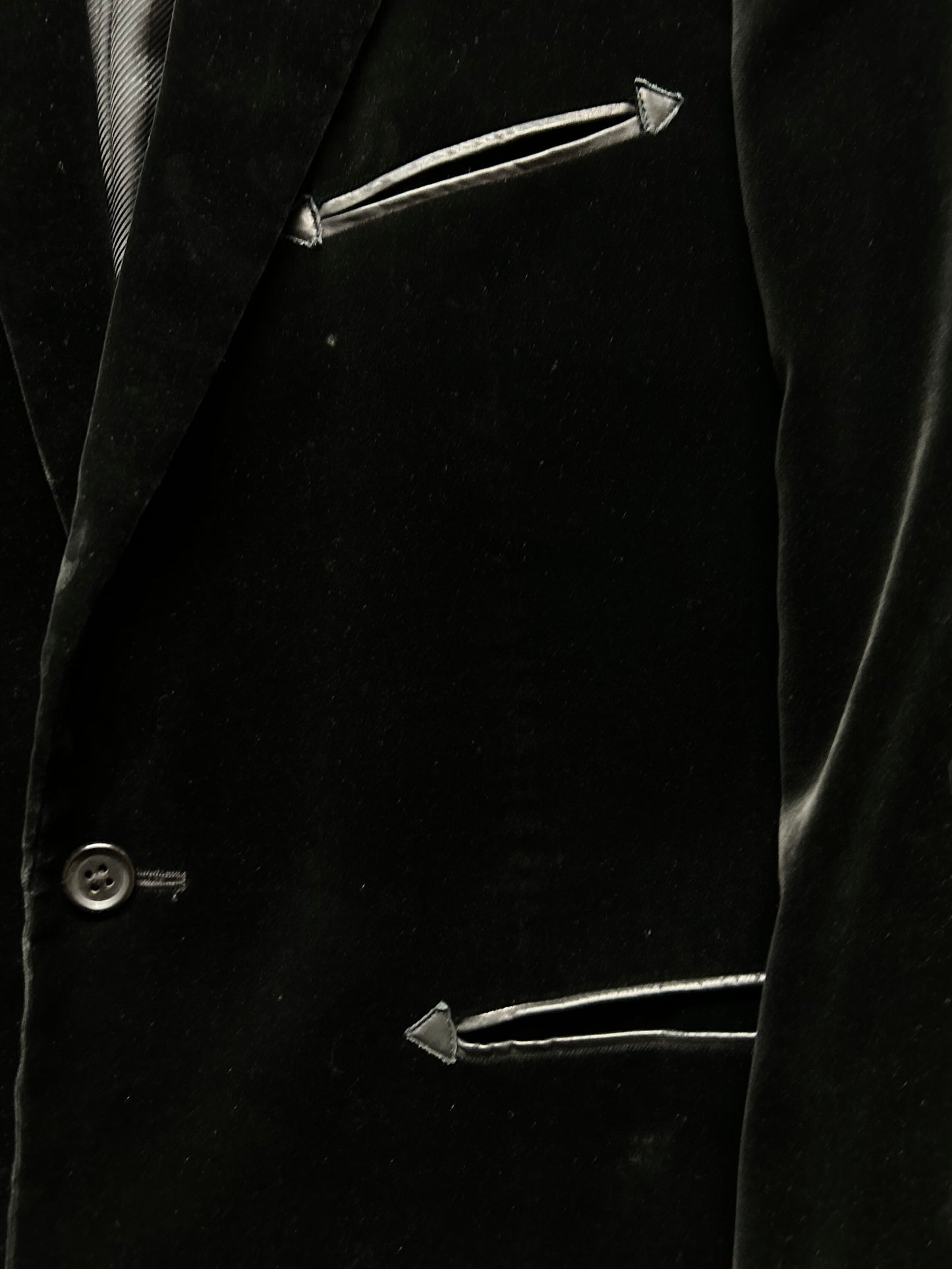 velvet jacket with stylish zipper details