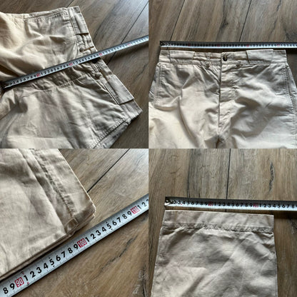 OLD JOE Cotton Linen White Pants