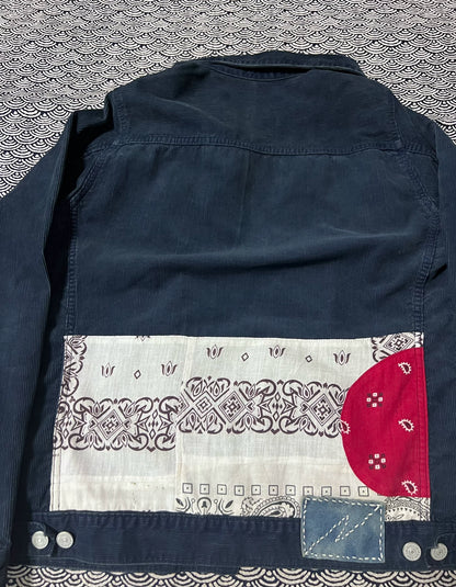 Visvim Corduroy Blue Bandana Jacket