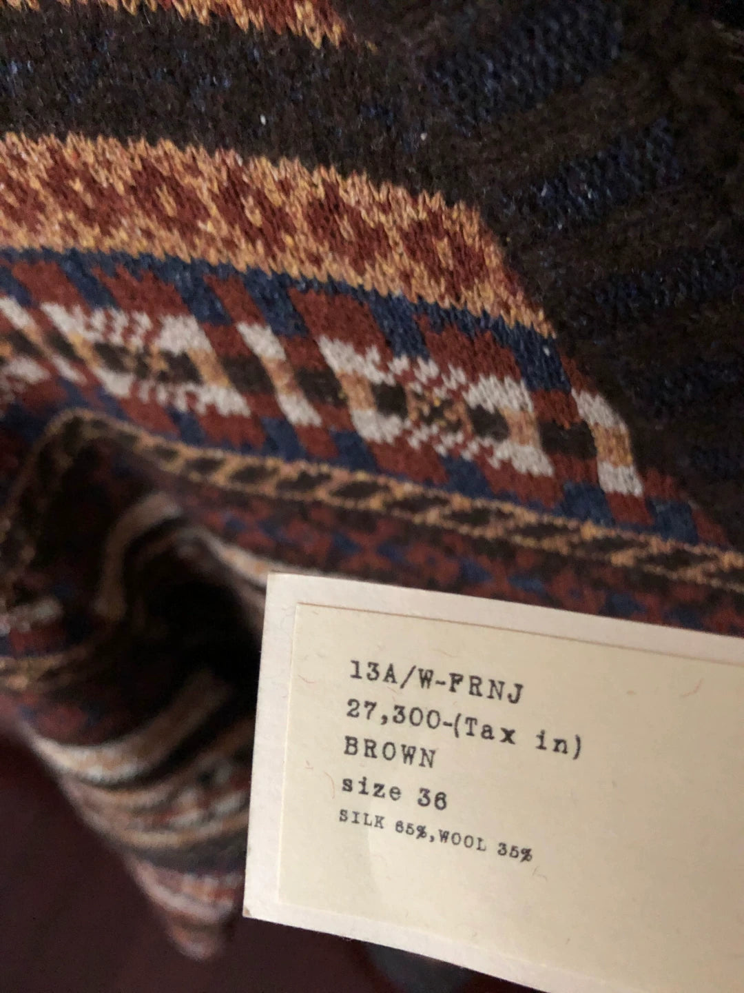 Old Joe Wool-Silk Knit Sweater