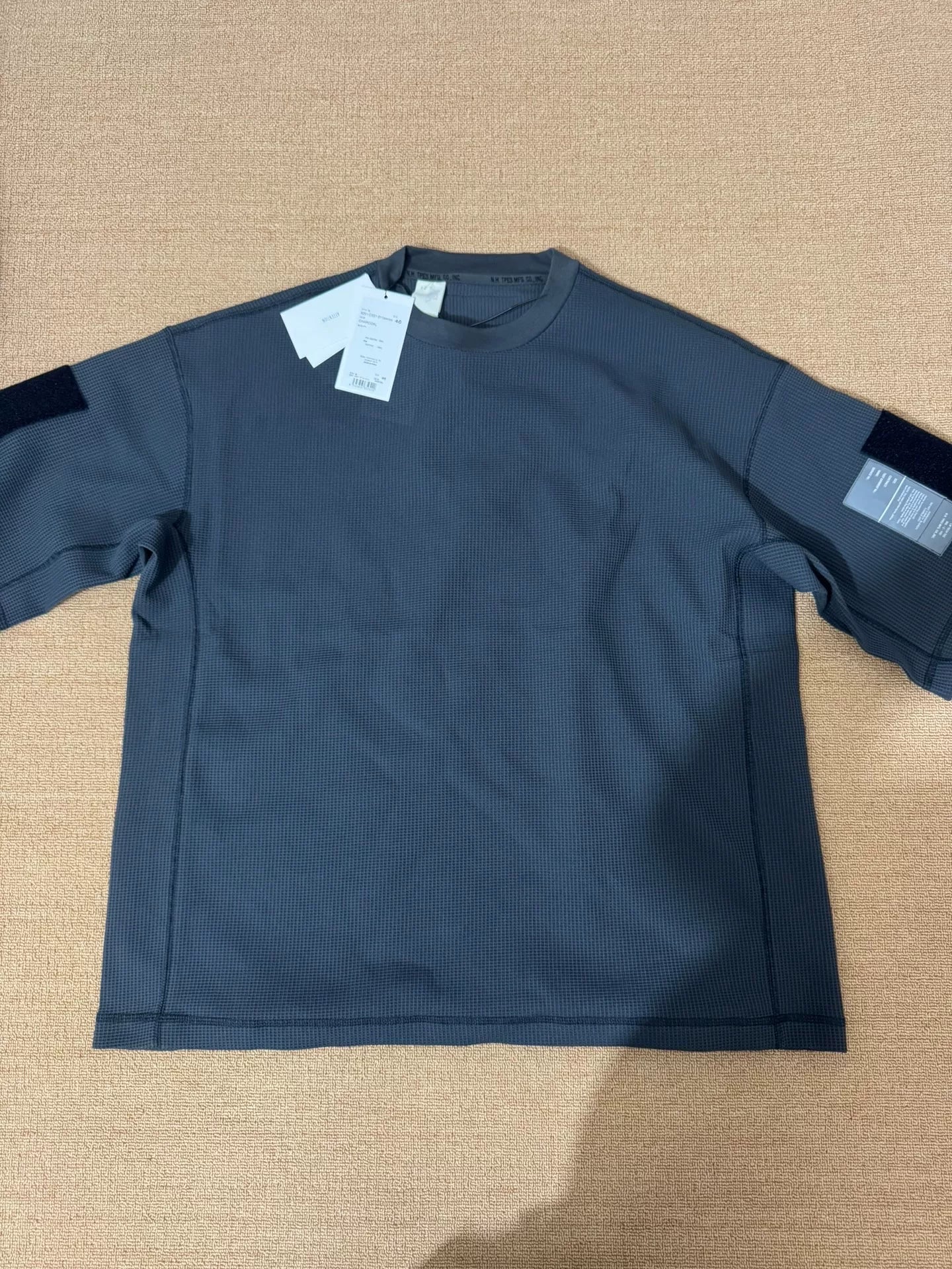 N.HOOLYWOOD Side-Panel Waffle T-Shirt