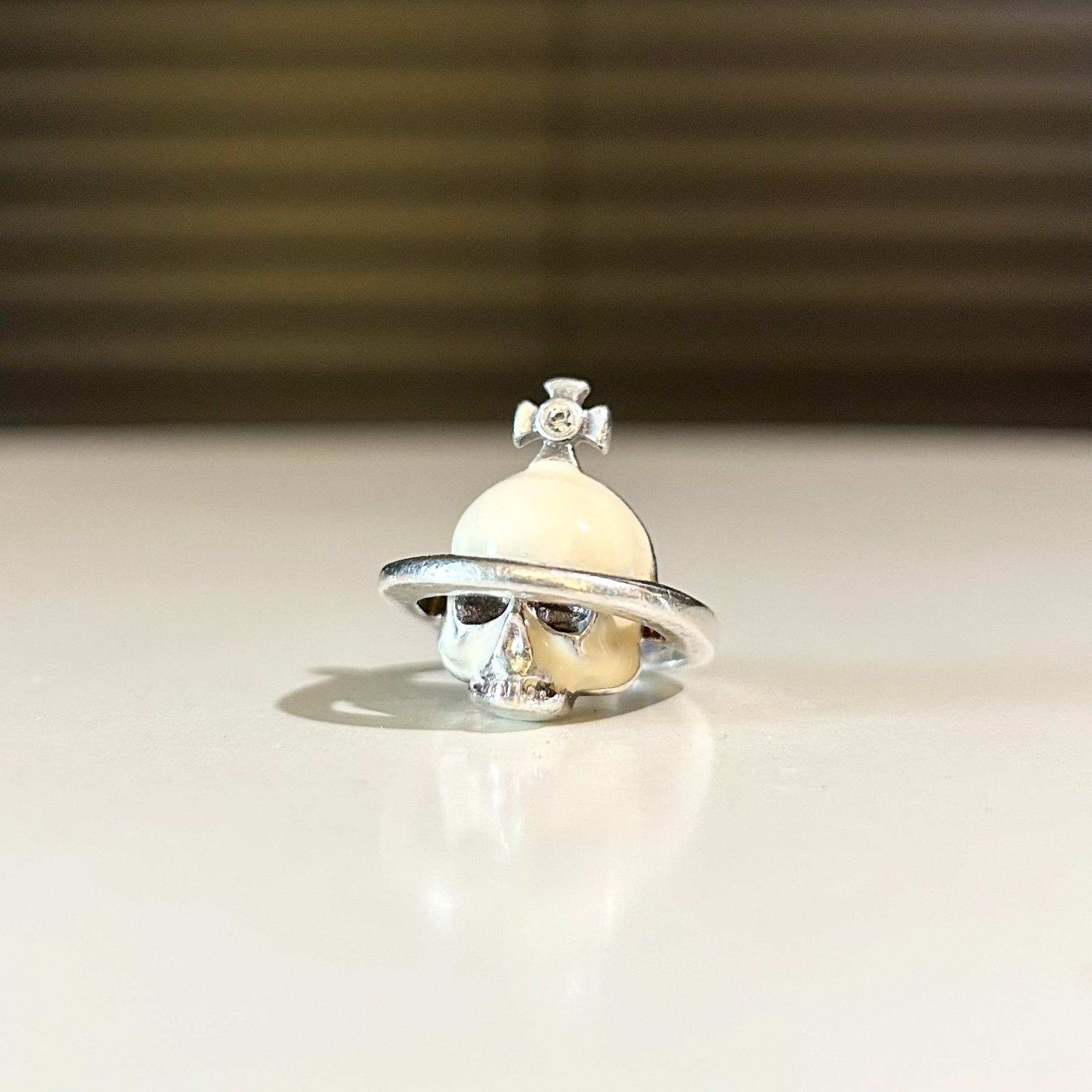 Vivienne Westwood Vintage Saturn Skull Ring