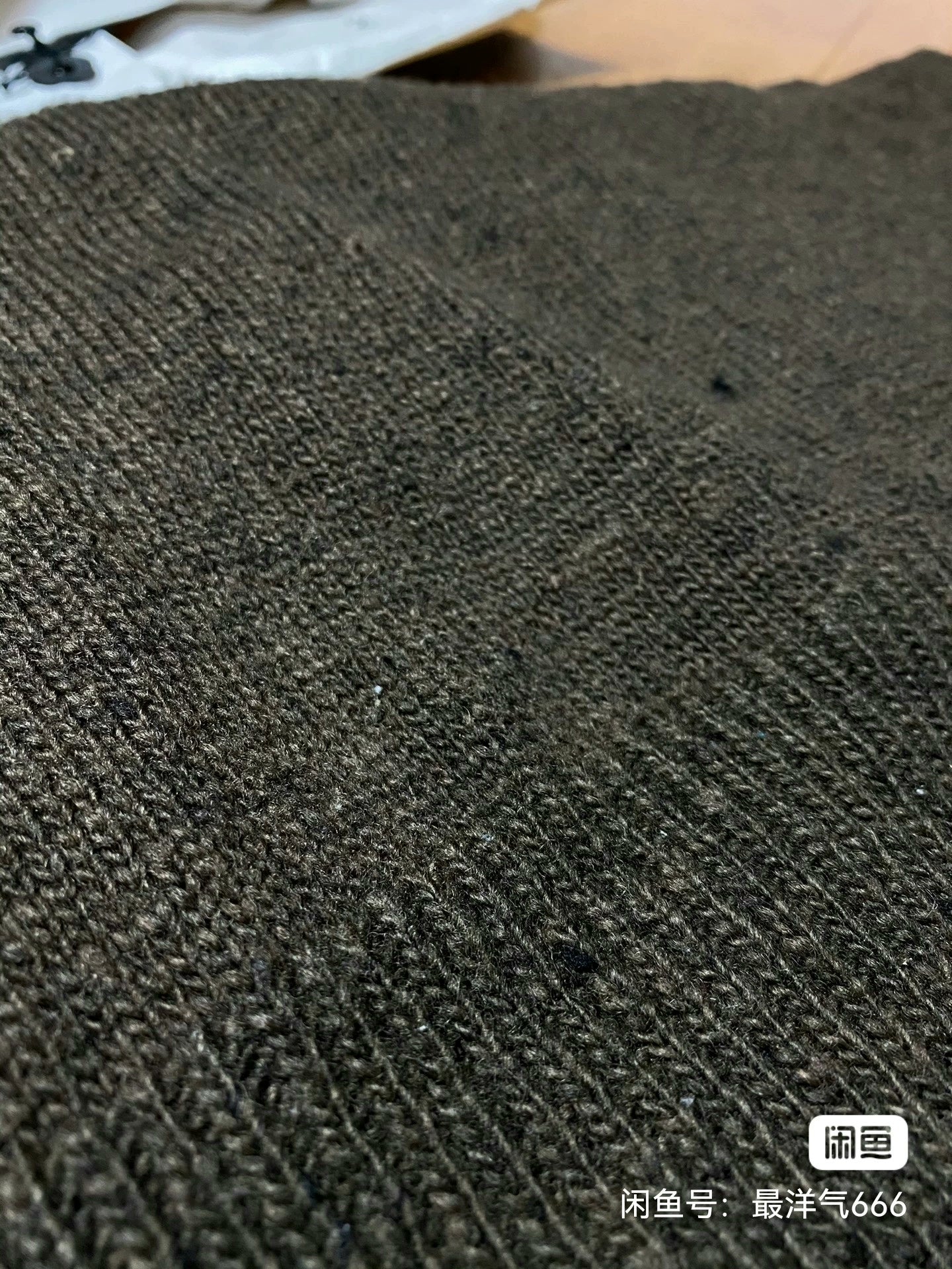 visvim 17AW college knit long sleeve sweater