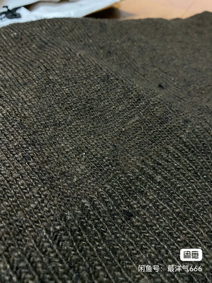 visvim 17AW college knit long sleeve sweater