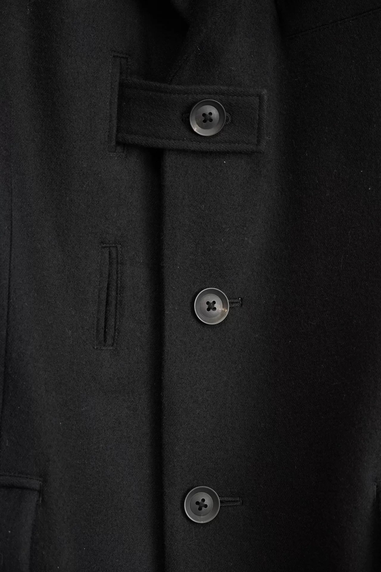 yohji yamamoto flannel long jacket