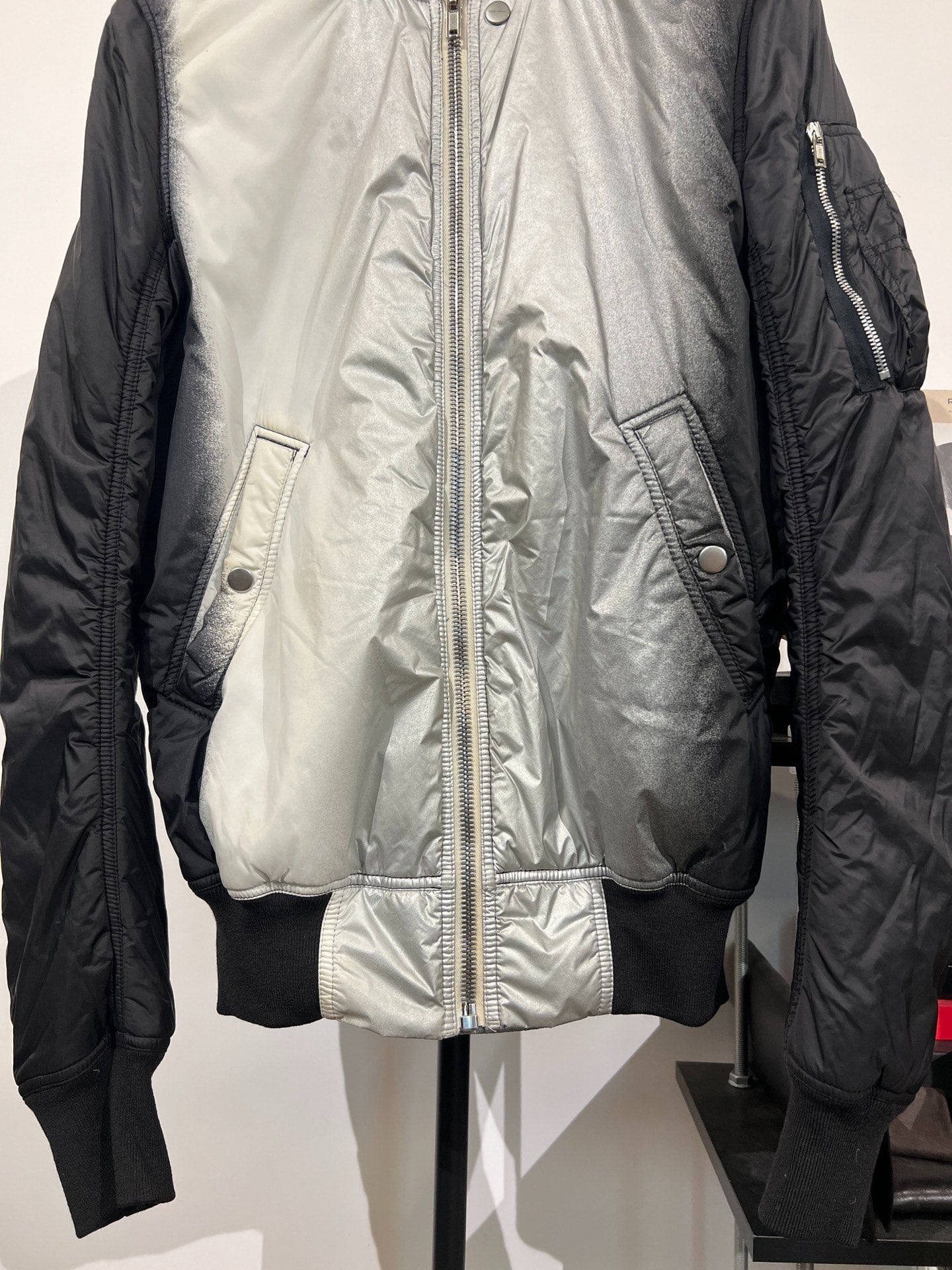 Rick Owens Spliced Ma-1 Jacket