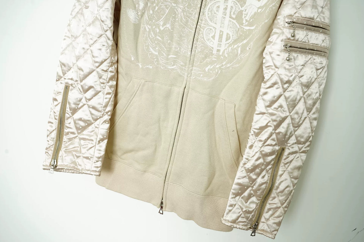 Comme des Garcons Spliced Sleeve Padded Hoodie