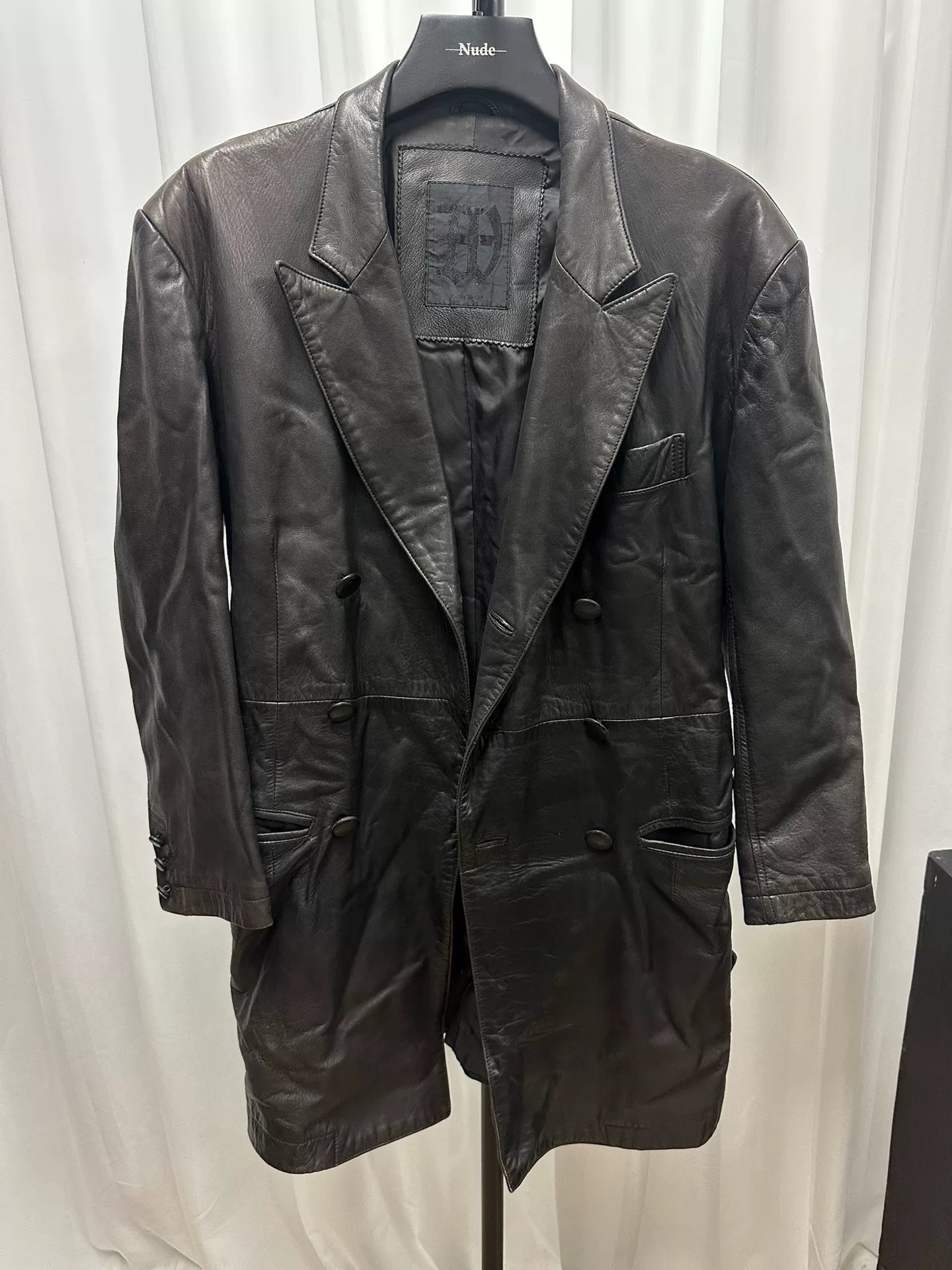 Yohji Yamamoto Leather Coat for Women