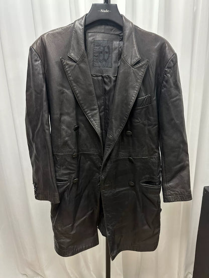 Yohji Yamamoto Leather Coat for Women