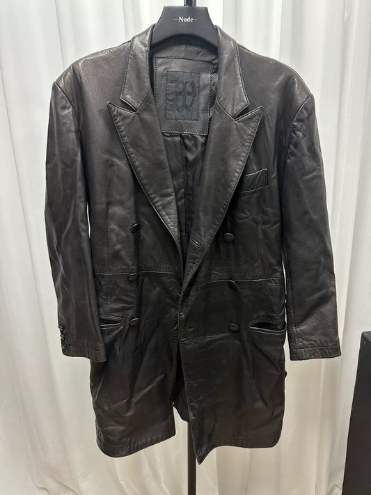 Yohji Yamamoto Leather Coat for Women