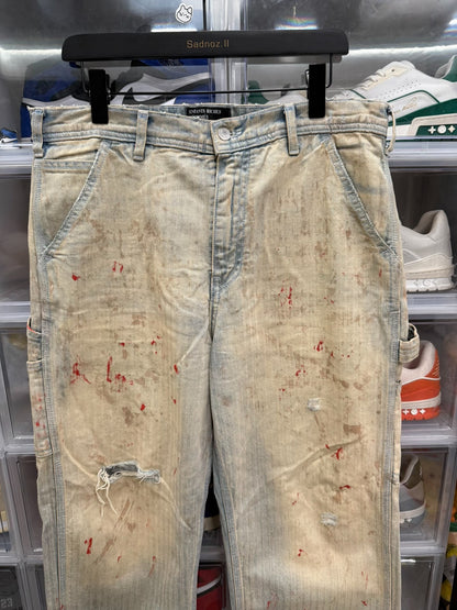 Enfants Riches Deprimes ERD Bloodstain Stripe Cargo Pants