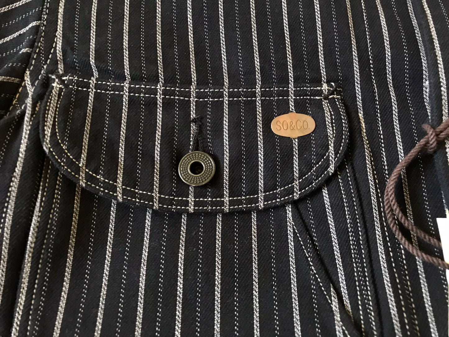 Stevenson Overall Japanese Striped Work Jacket