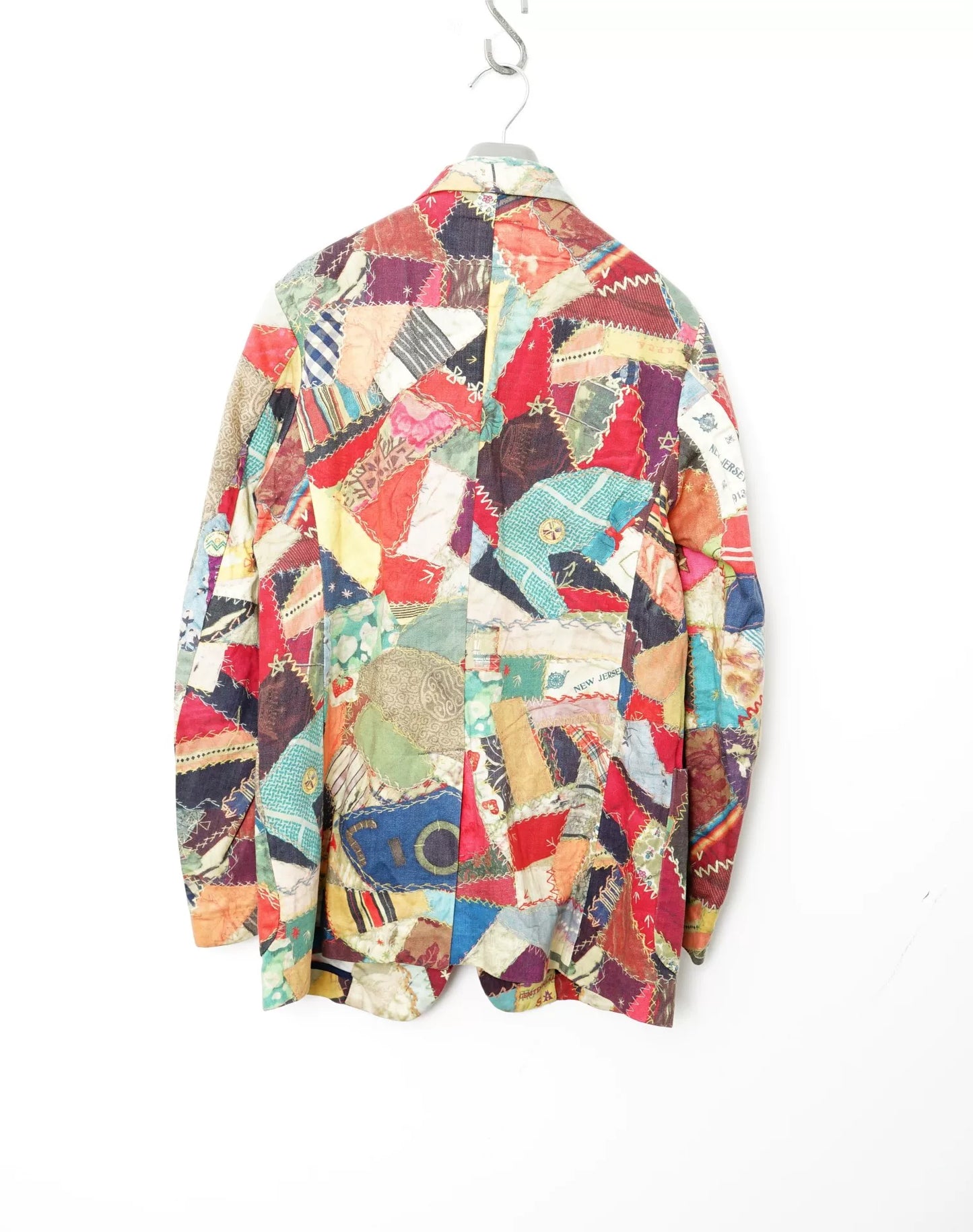 Needles Retro Patchwork Floral Spring-Summer Blazer