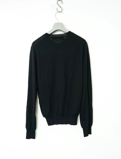 Comme des Garçons Archive Rolling Stones V-neck Knit