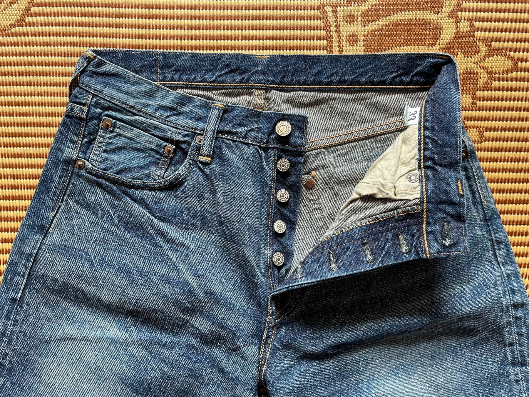 Warehouse 800 Washed Jeans W33