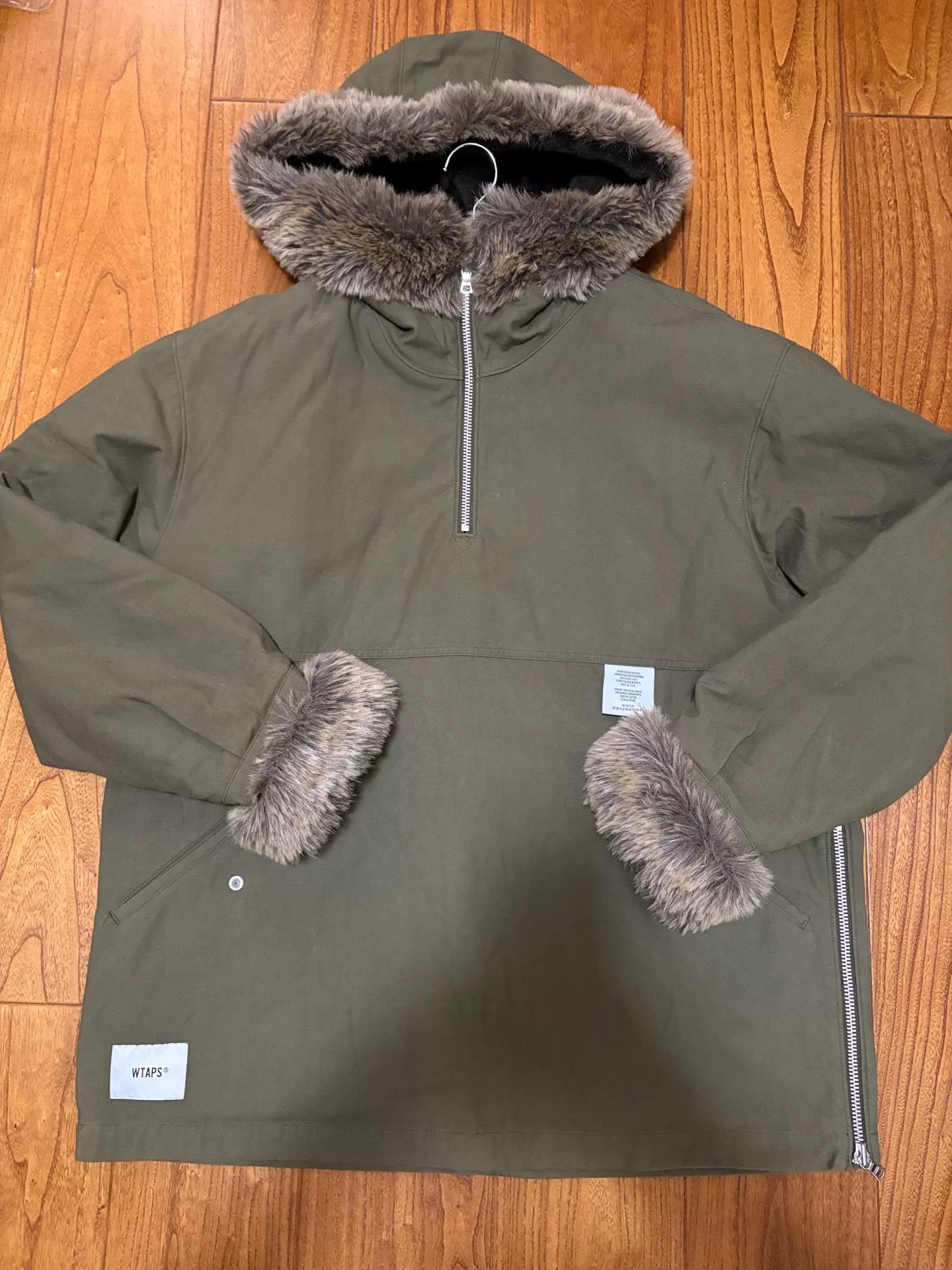 WTAPS Narwhal NYCO Satin Fur Collar Jacket