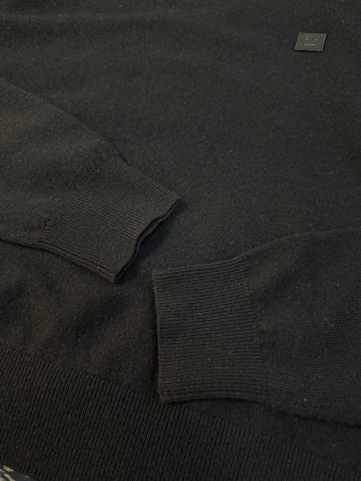 Acne Studios Black Knit Sweater Size L