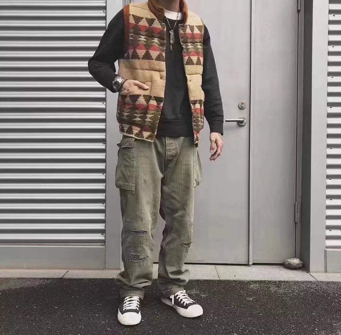 visvim veterans herringbone cargo pants