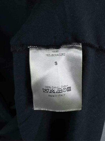 dior irregular short sleeve shirt size S