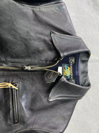 vintage California Bear Leather Jacket