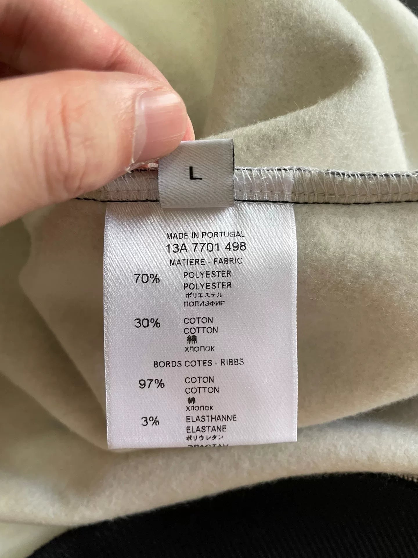 givenchy dog print fleece sweatshirt large