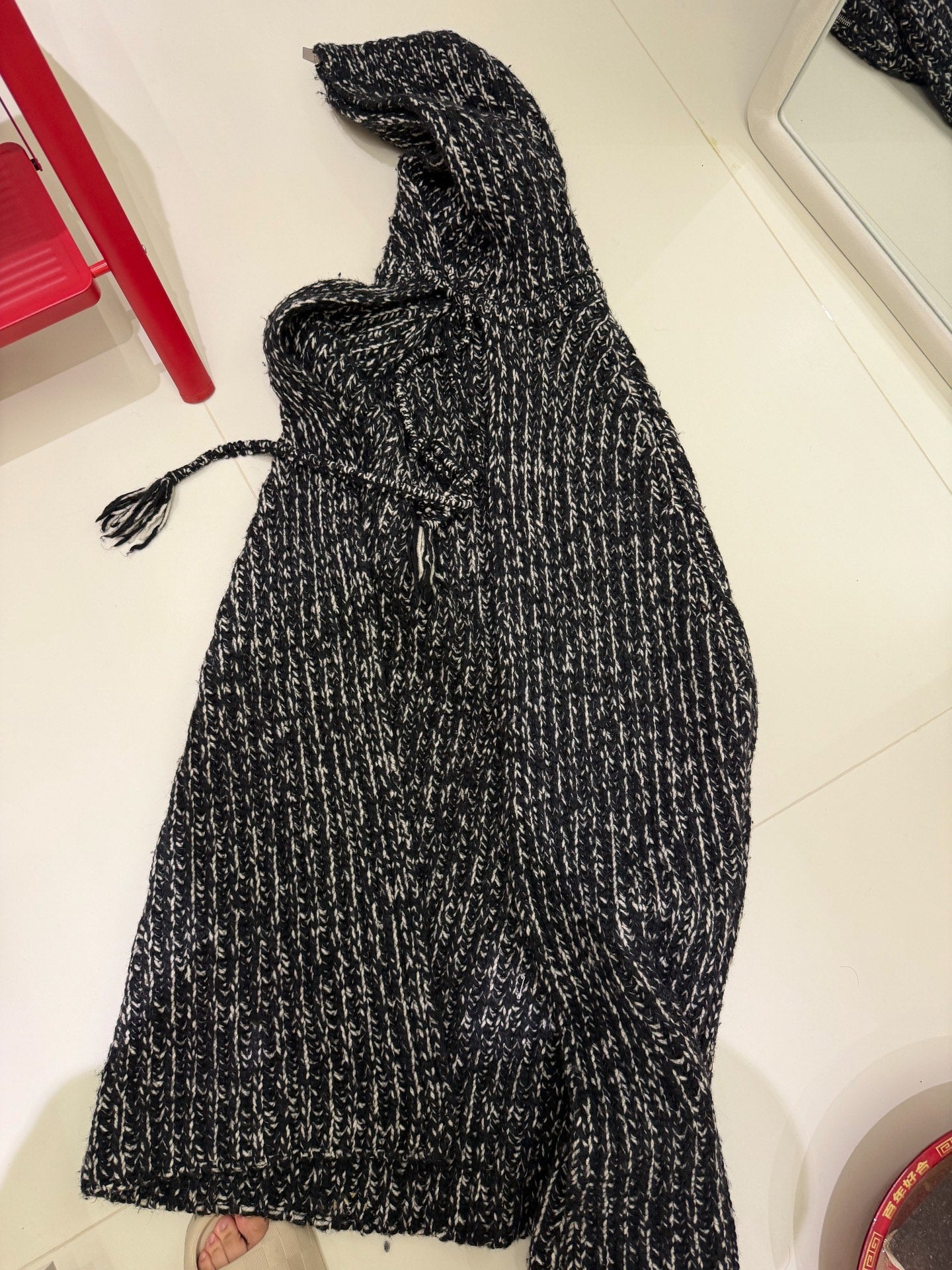 Saint Laurent 13FW Wool Blend Hooded Cape