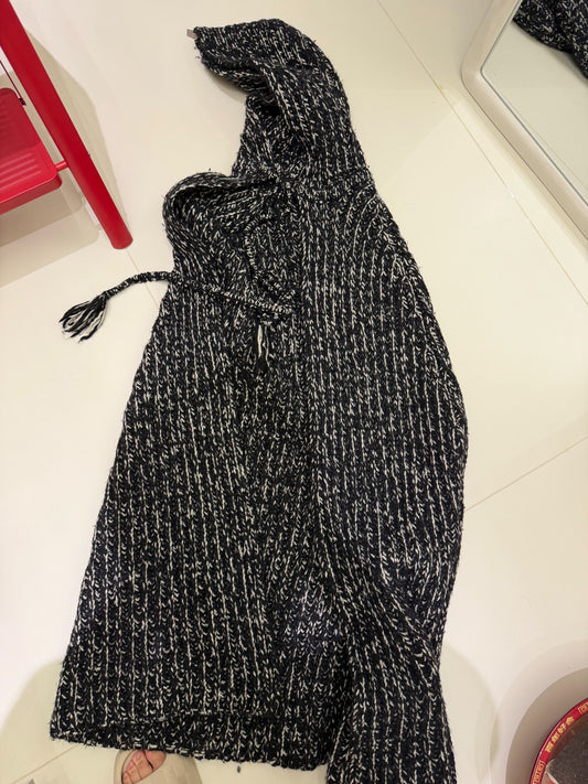 Saint Laurent 13FW Wool Blend Hooded Cape