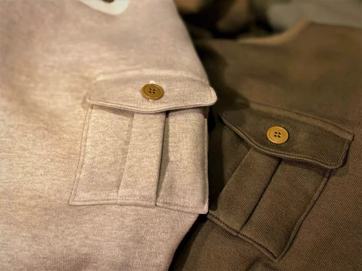 The Real Mccoy's Military Pocket Sweater