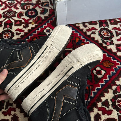 visvim zephyr hi g.patten canvas shoes