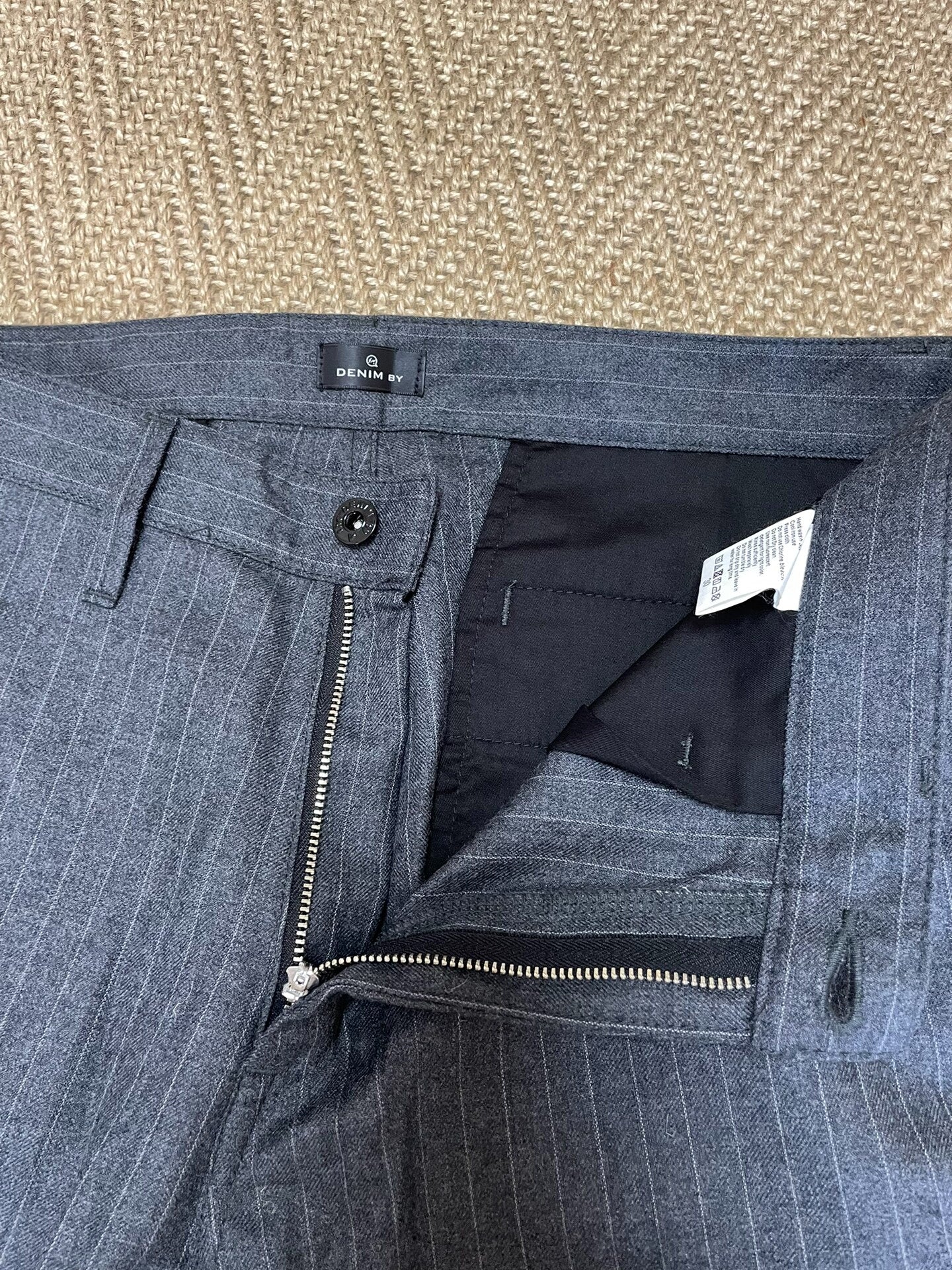 Denim by Vanquish & Fragment Wool Striped Pants