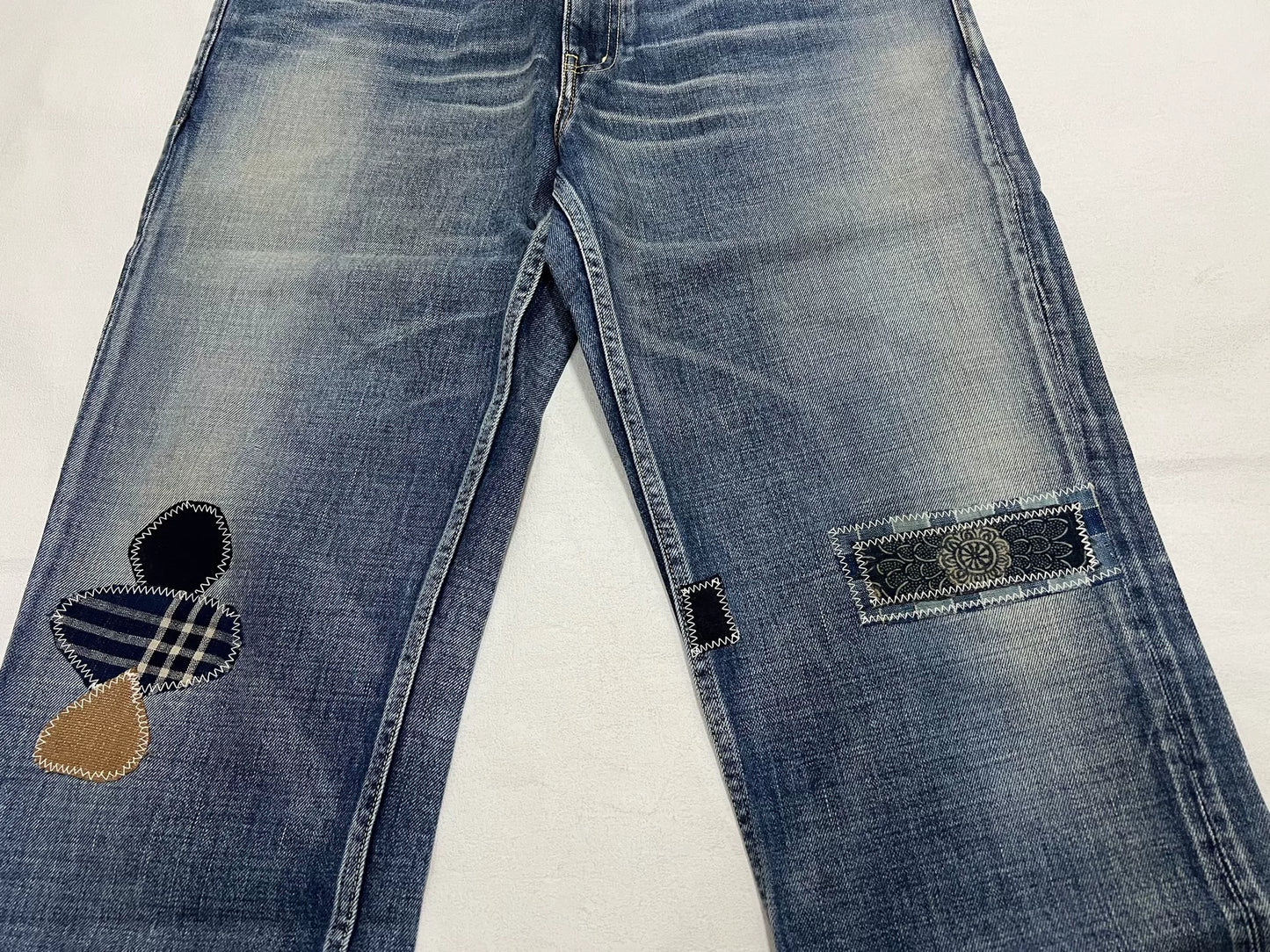 visvim 19ss spot d7 jeans