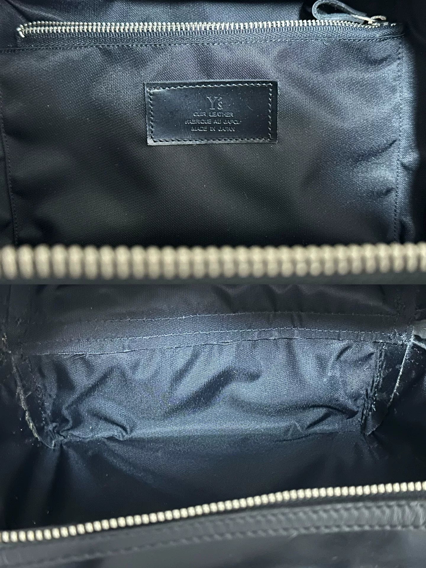 Yohji Yamamoto Y's Black Square Handbag