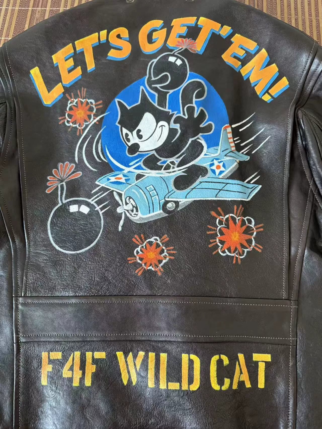 toys McCoy G1 Horse Leather Jacket