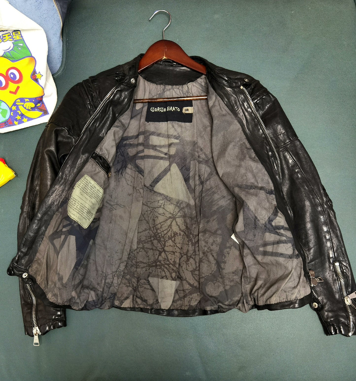 Giorgio Brato Biker Leather Jacket