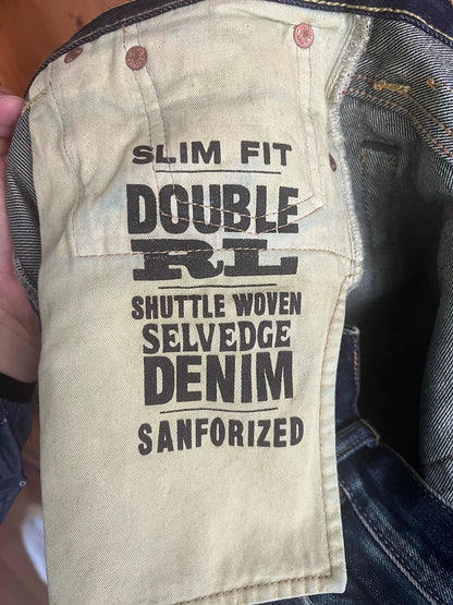 RRL Double RL Slim Wash Denim Pants