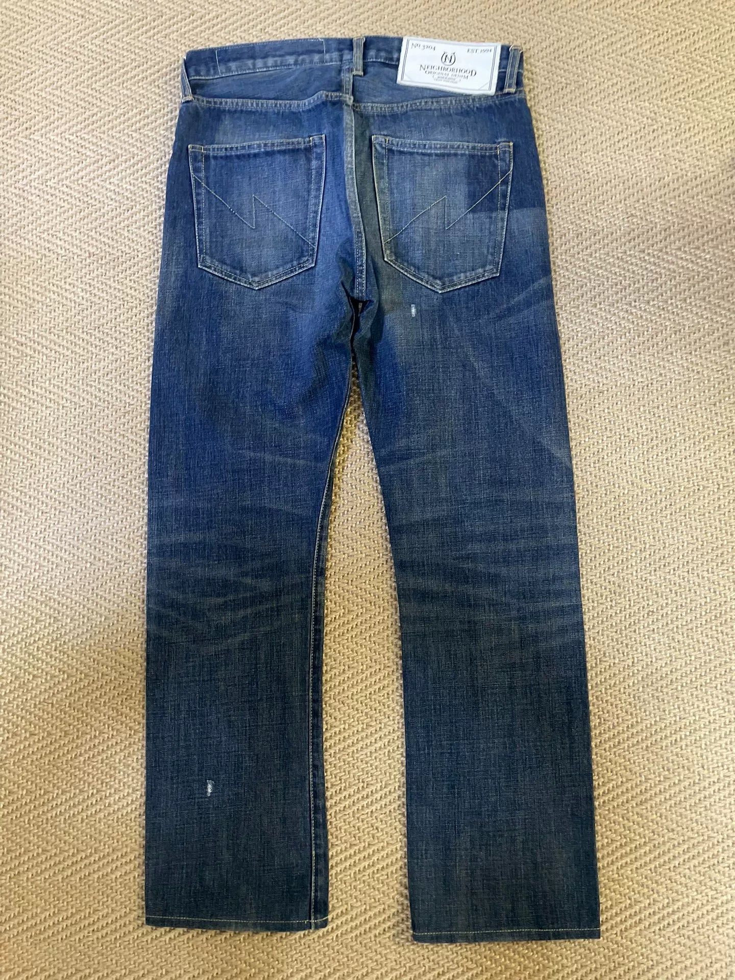 NEIGHBORHOOD Distressed Washed Jeans
